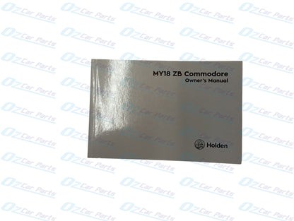 Owners Manual Booklet Genuine for Holden Commodore ZB Hatch Wagon 2018