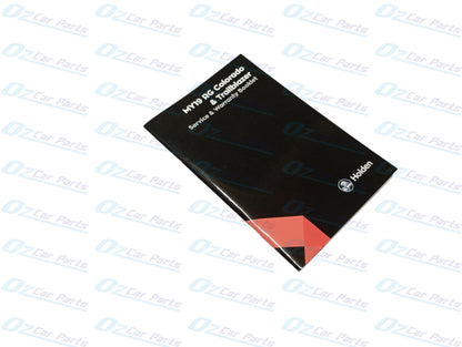 Service Log Book Genuine for Holden RG Colorado 2019