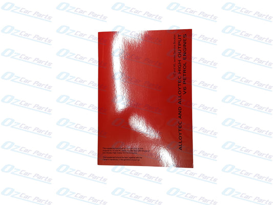 Service Logbook Genuine for Holden Commodore VZ WL V6