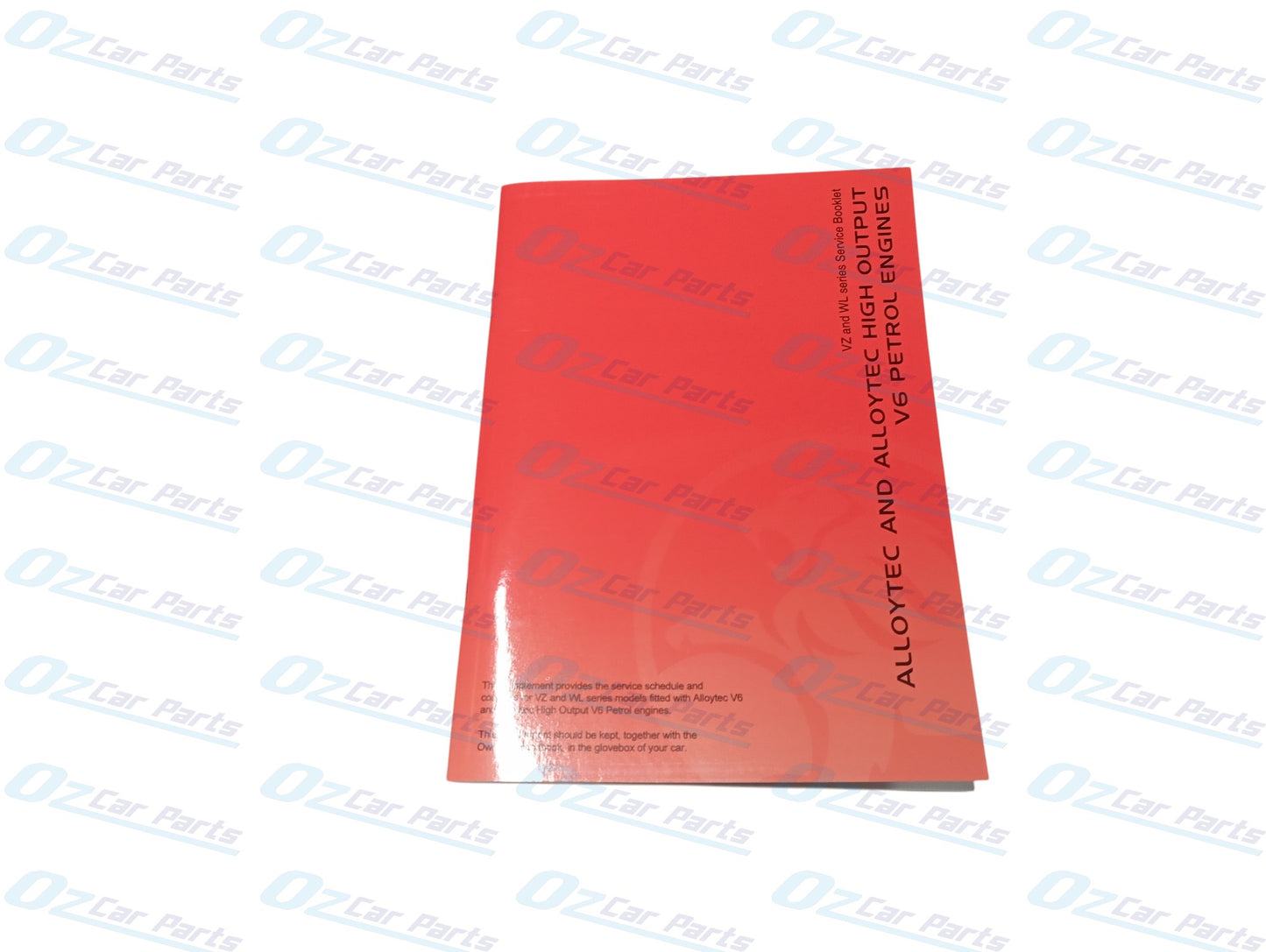 Service Logbook Genuine for Holden Commodore VZ WL V6