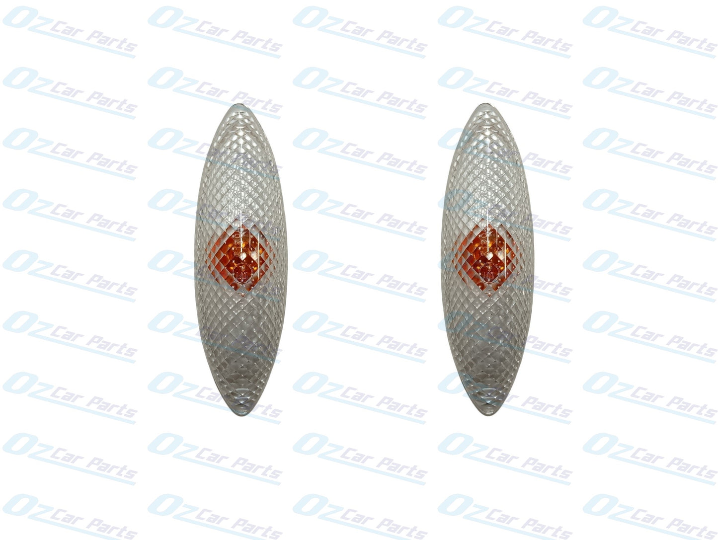 Front Guard Flasher Blinker Pair with Globe for Toyota Echo Hatch 1999 - 2005