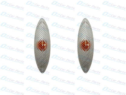 Front Guard Flasher Blinker Pair with Globe for Toyota Echo Hatch 1999 - 2005
