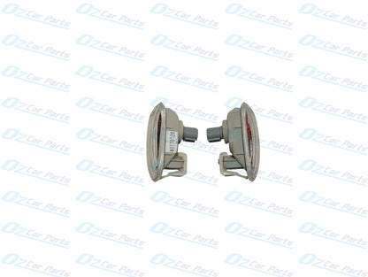 Front Guard Flasher Blinker Clear Pair for Mitsubishi Lancer Mirage 92 - 04