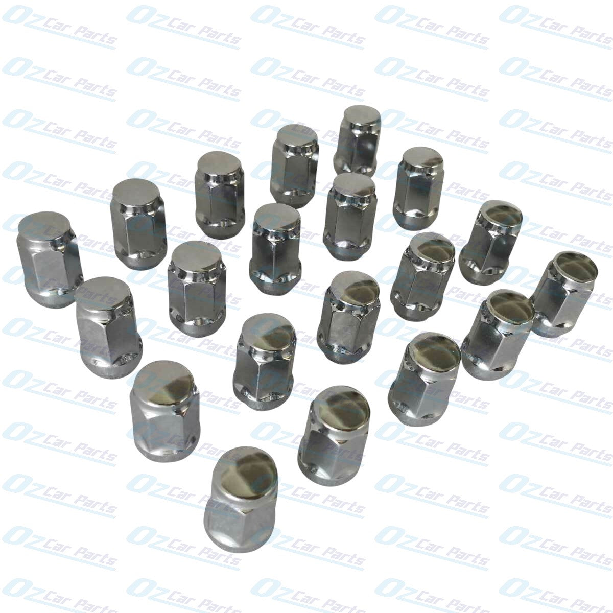Chrome Wheel Nut Set for Holden Commodore VE VF 14x1.5 19mm Socket 2006-2017