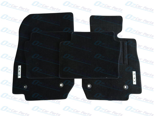 Carpet Floor Mat Set of 4 Genuine for Mazda CX-3 DK 2015 - Current