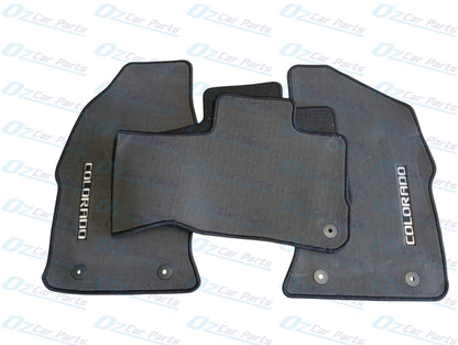 Carpet Floor Mat Set of 3 Genuine for Holden Colorado RC 2008 - 2012