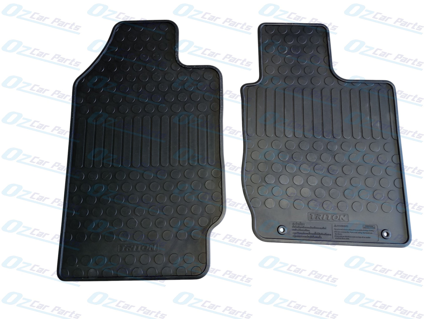 Heavy Duty Rubber Floor Mats Set of 4 Genuine for Mitsubishi Triton ML MN MQ 2006 - 2019