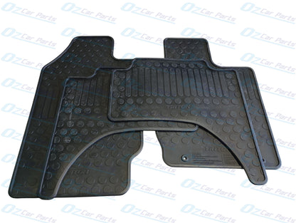 Heavy Duty Rubber Floor Mats Set of 4 Genuine for Mitsubishi Triton ML MN MQ 2006 - 2019