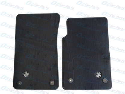 Front Carpet Floor Mats Set of 2 Black Genuine for Holden Commodore VE 2006 - 2013