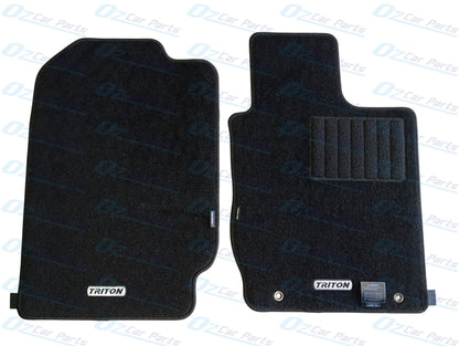 Front Floor Mats Set of 2 Genuine for Mitsubishi Triton ML MN 2006 - 2015
