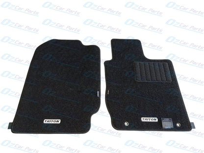 Front Floor Mats Set of 2 Genuine for Mitsubishi Triton ML MN 2006 - 2015