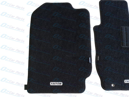 Front Floor Mats Set of 2 Genuine for Mitsubishi Triton ML MN 2006 - 2015
