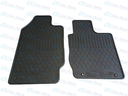 Front Rubber Floot Mats Set of 2 Genuine for Mitsubishi Triton ML MN MQ