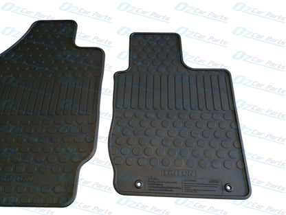 Front Rubber Floot Mats Set of 2 Genuine for Mitsubishi Triton ML MN MQ