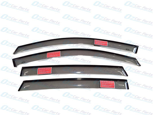 Smokey Weather Shields Tinted Slimline Set Genuine for Kia Sorento UM PE 2015 - 2020