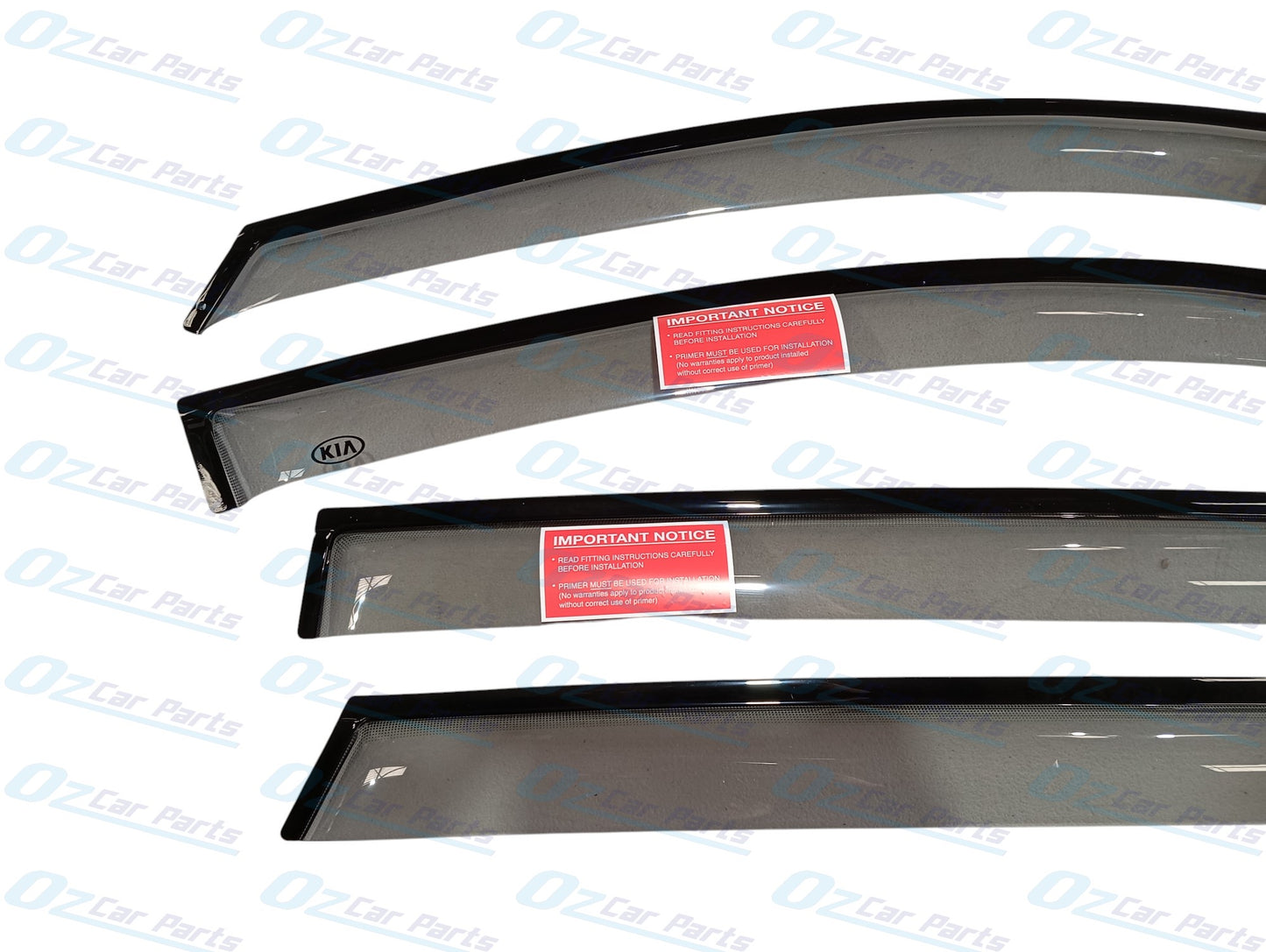 Smokey Weather Shields Tinted Slimline Set Genuine for Kia Sorento UM PE 2015 - 2020