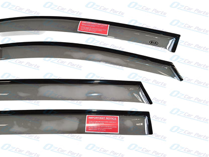 Smokey Weather Shields Tinted Slimline Set Genuine for Kia Sorento UM PE 2015 - 2020
