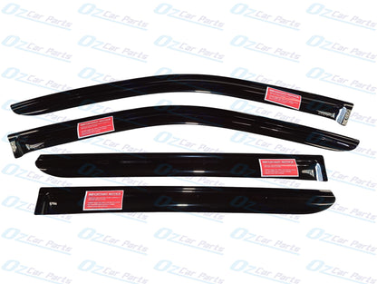Weather Shields Slimline Black Tinted Set Genuine for Kia Sorento MQ4 2020 - Onwards
