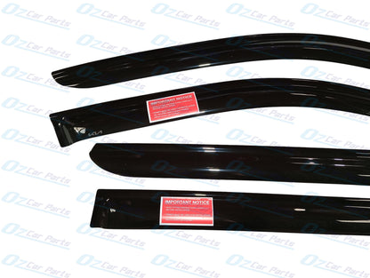 Weather Shields Slimline Black Tinted Set Genuine for Kia Sorento MQ4 2020 - Onwards