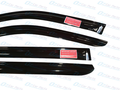 Weather Shields Slimline Black Tinted Set Genuine for Kia Sorento MQ4 2020 - Onwards