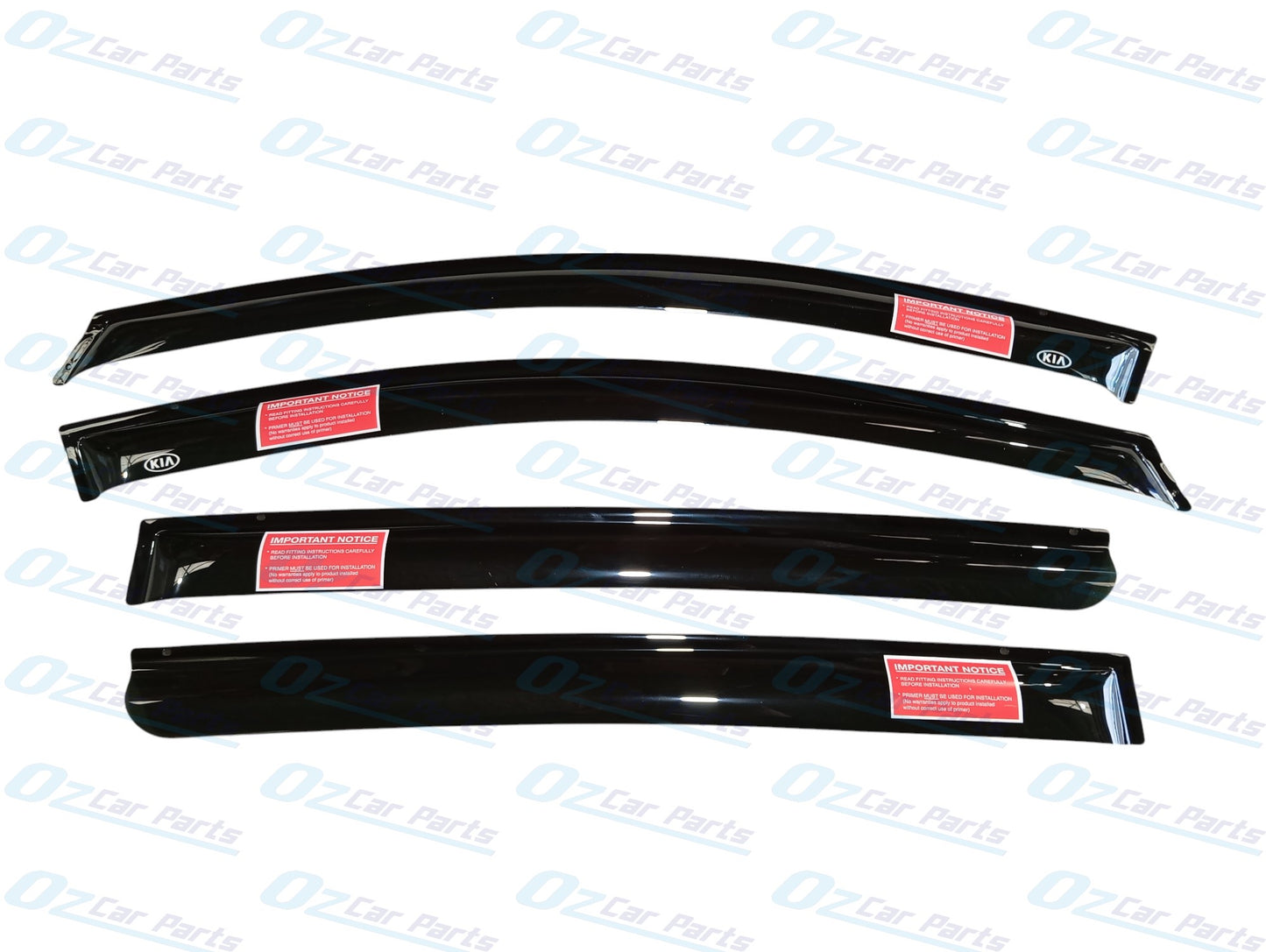 Weather Shields Window Visor Sun Guard Black Set Genuine for Kia Sportage QL PE 2016 - 2021