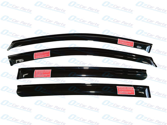 Weather Shields Window Visor Sun Guard Black Set Genuine for Kia Sportage QL PE 2016 - 2021