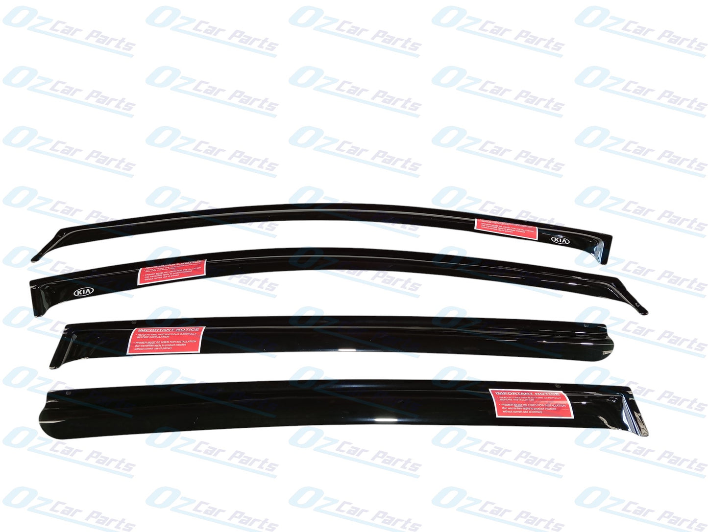 Weather Shields Window Visor Sun Guard Black Set Genuine for Kia Sportage QL PE 2016 - 2021