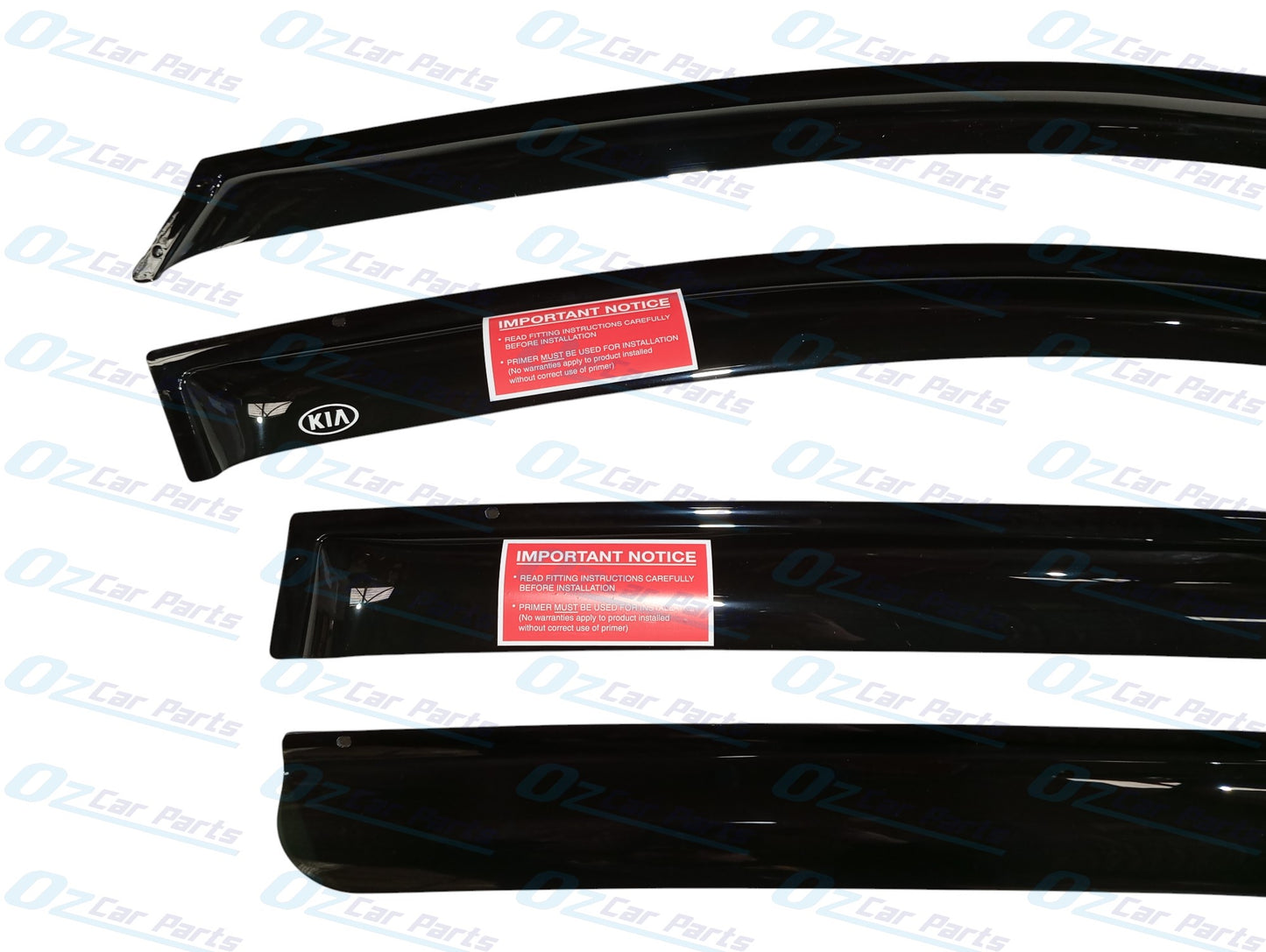 Weather Shields Window Visor Sun Guard Black Set Genuine for Kia Sportage QL PE 2016 - 2021