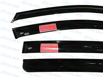 Weather Shields Window Visor Sun Guard Black Set Genuine for Kia Sportage QL PE 2016 - 2021