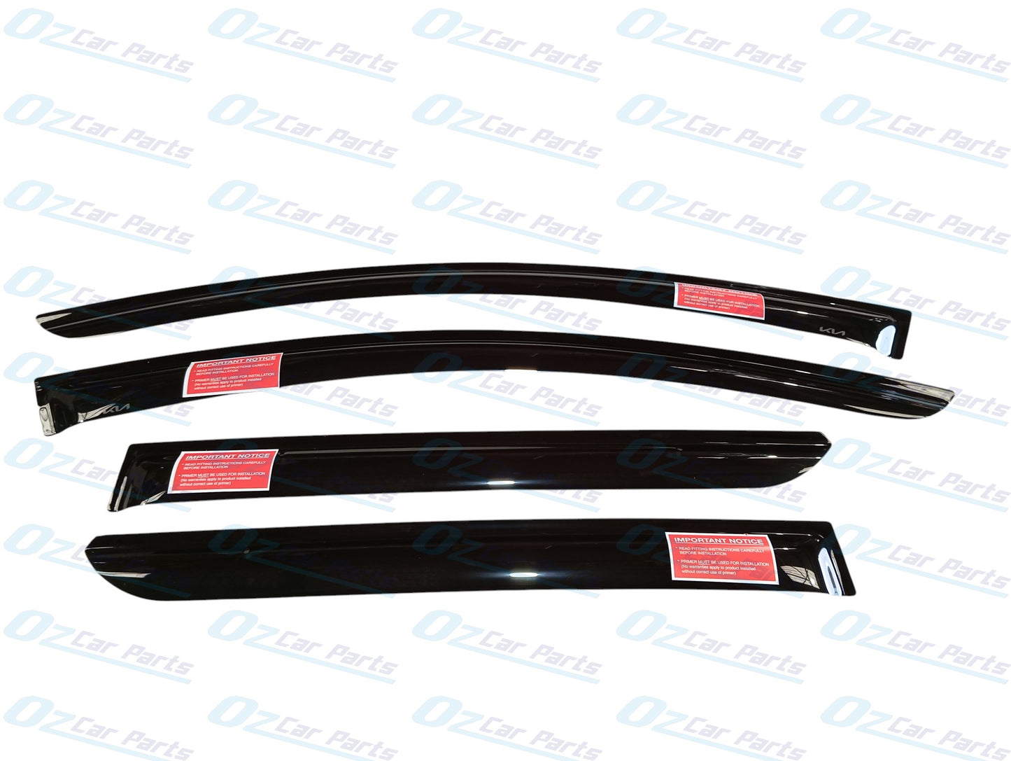Weather Shields Slimline Black Tinted Set Genuine for Kia Sportage NQ5 2022 - Onwards