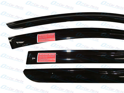 Weather Shields Slimline Black Tinted Set Genuine for Kia Sportage NQ5 2022 - Onwards