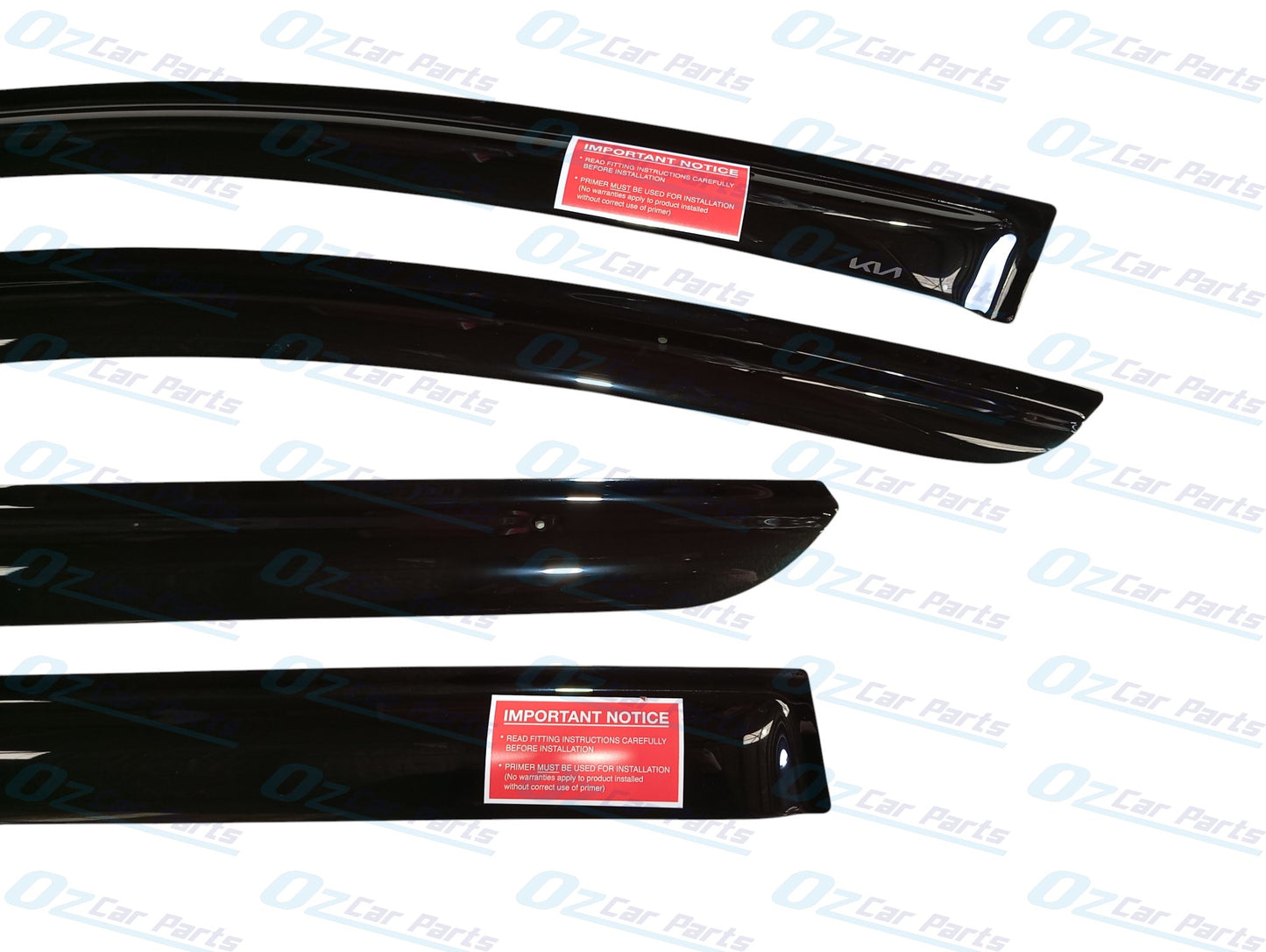 Weather Shields Slimline Black Tinted Set Genuine for Kia Sportage NQ5 2022 - Onwards