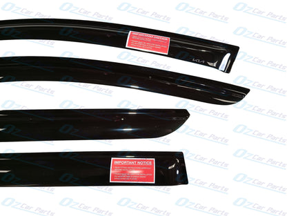 Weather Shields Slimline Black Tinted Set Genuine for Kia Sportage NQ5 2022 - Onwards