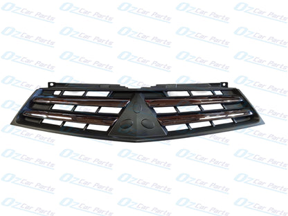 Front Grille Chrome Black for Mitsubishi Triton MN Ute 2009-2015