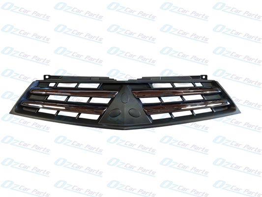 Front Grille Chrome Black for Mitsubishi Triton MN Ute 2009-2015