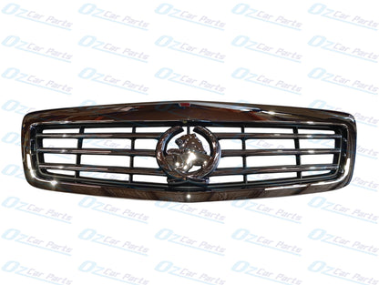Front Upper Grille Chrome and Badge Genuine for Holden WM Statesman Caprice 2006 - 2013