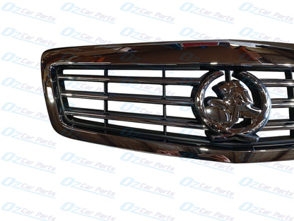 Front Upper Grille Chrome and Badge Genuine for Holden WM Statesman Caprice 2006 - 2013