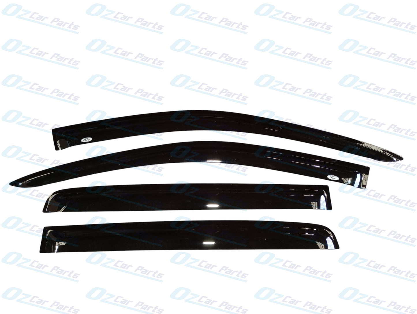 Window Visor Sun Guard Black Set Genuine for Ford Ranger Raptor 2nd Gen 2022 - Onwards