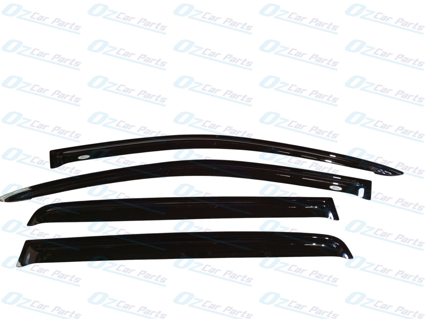 Window Visor Sun Guard Black Set Genuine for Ford Ranger Raptor 2nd Gen 2022 - Onwards