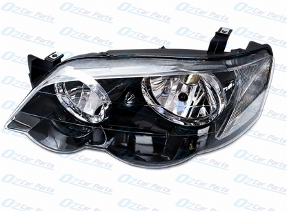 Left Headlight Black for Ford Falcon BA BF XR6 XR8 FPV GT Turbo