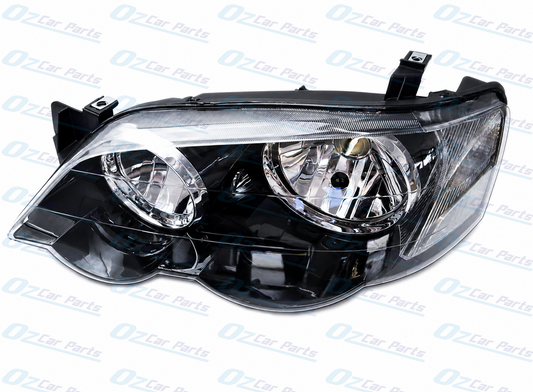 Left Headlight Black for Ford Falcon BA BF XR6 XR8 FPV GT Turbo
