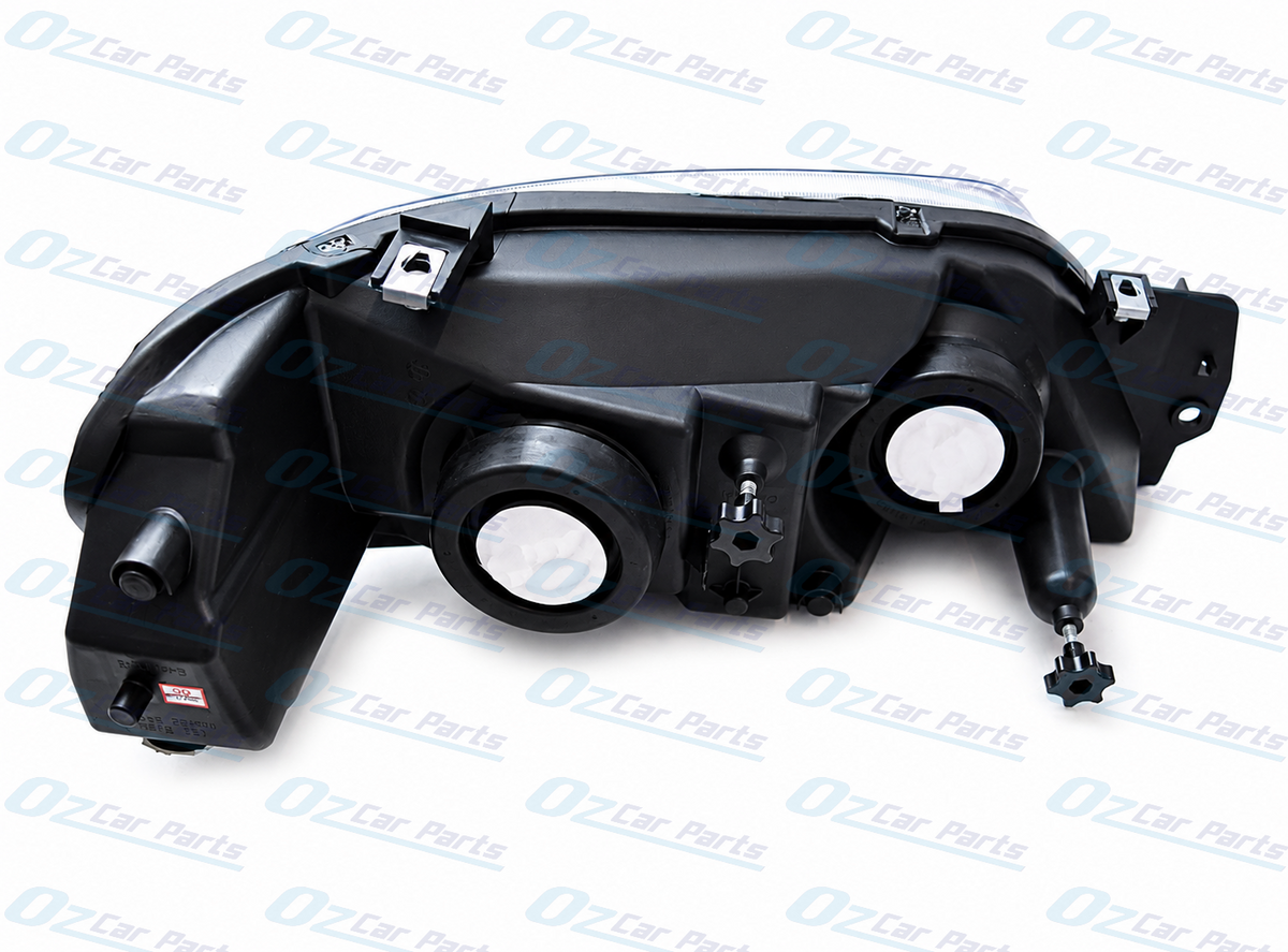 Headlight Pair Black for Ford Falcon BA BF XR6 XR8 FPV GT Turbo