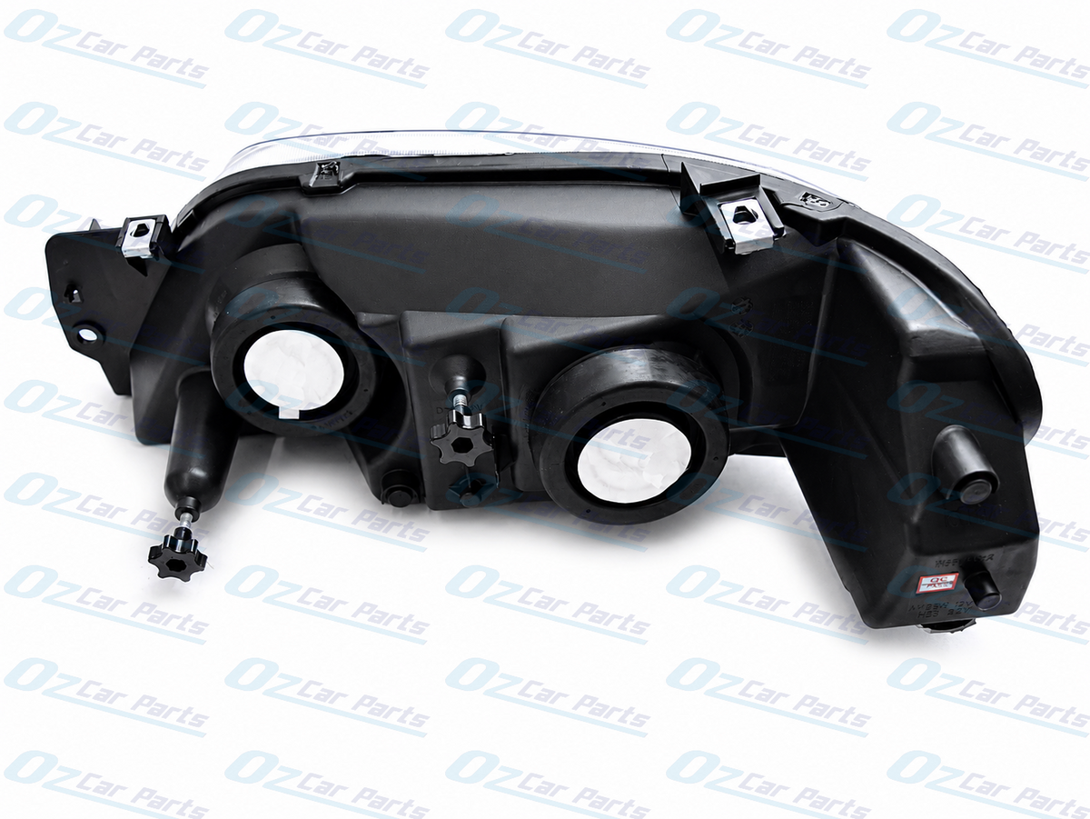 Headlight Pair Black for Ford Falcon BA BF XR6 XR8 FPV GT Turbo
