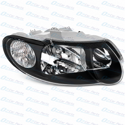 Right Headlight Tear Drop Black for Holden Commodore VX VU SS