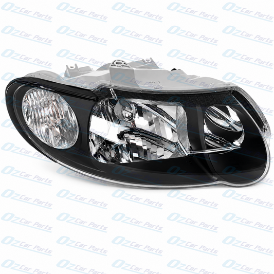 Right Headlight Tear Drop Black for Holden Commodore VX VU SS