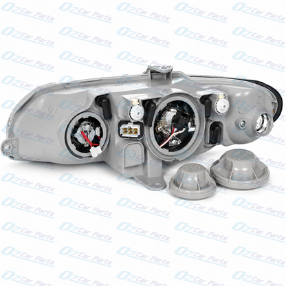 Right Headlight Tear Drop Black for Holden Commodore VX VU SS