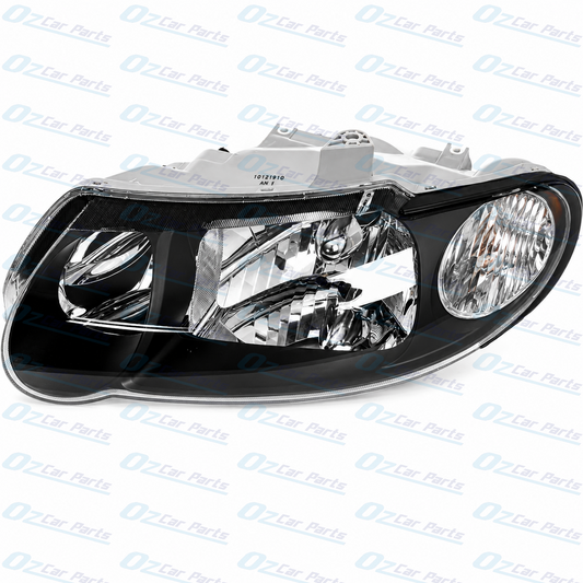 Left Headlight Tear Drop Black for Holden Commodore VX VU SS