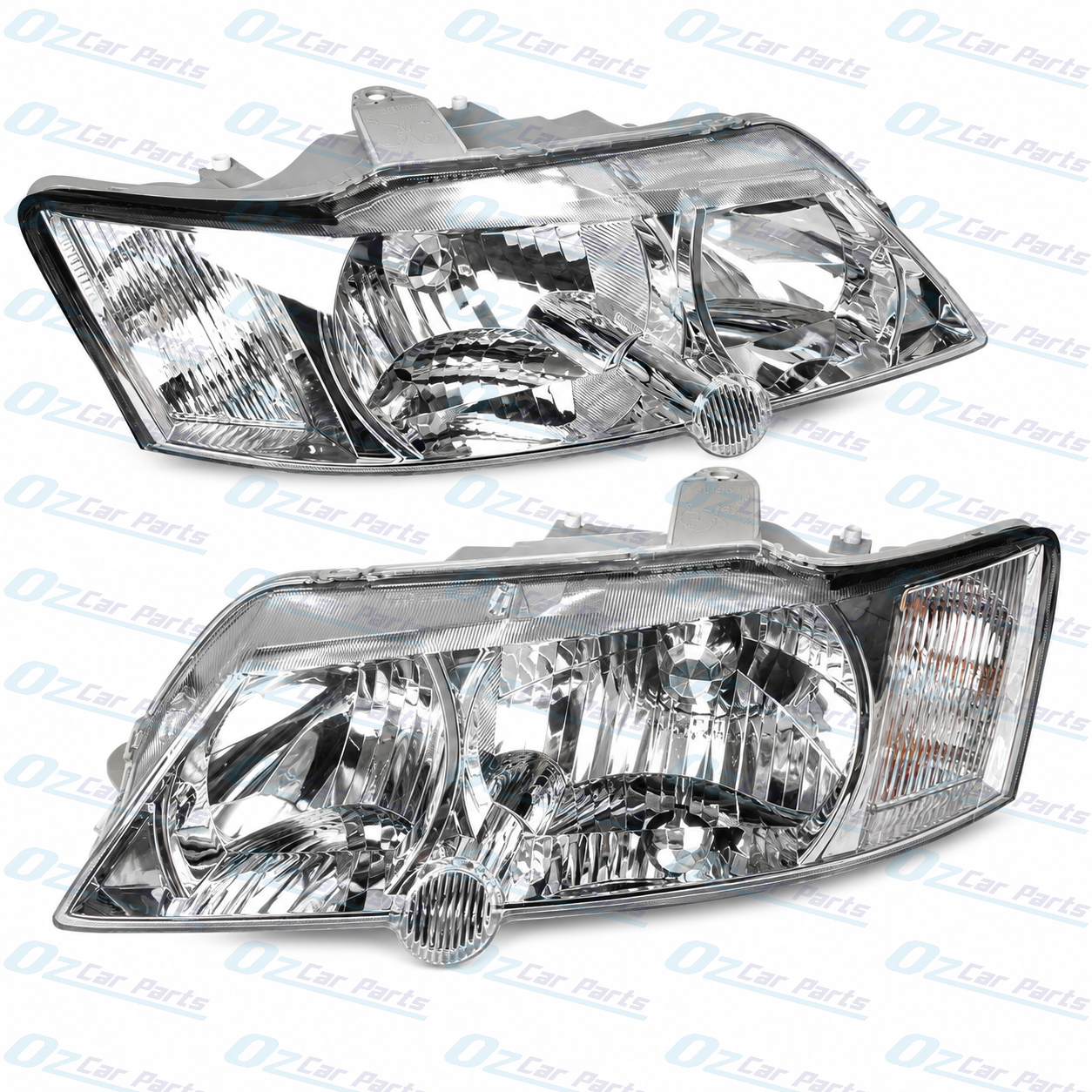Headlight Pair Clear Blinker Type for Holden Commodore VY Series 1