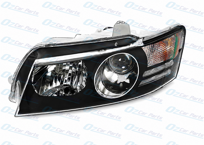Left Headlight Black Projector for Holden Commodore Adventra VZ SS