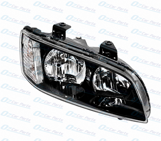 Right Headlight Black Non Projector for Holden Commodore VE SS Series 1 Omega Berlina